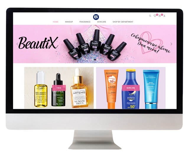 Cosmetic webstore