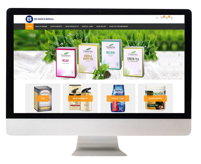 E-Commerce Online Store: Health-Wellness